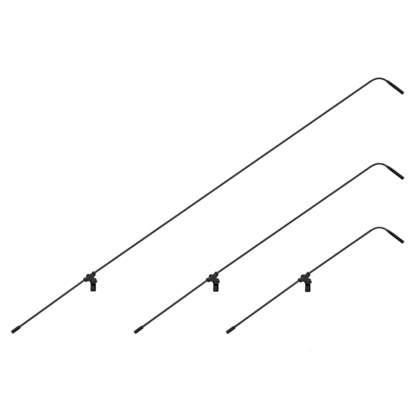 84" BOOM EXTENSION/CARBON FIBER BOOM AND CLUTCH ASSEMBLY ONLY (NO MICROPHONE, NO CABLE). BLACK